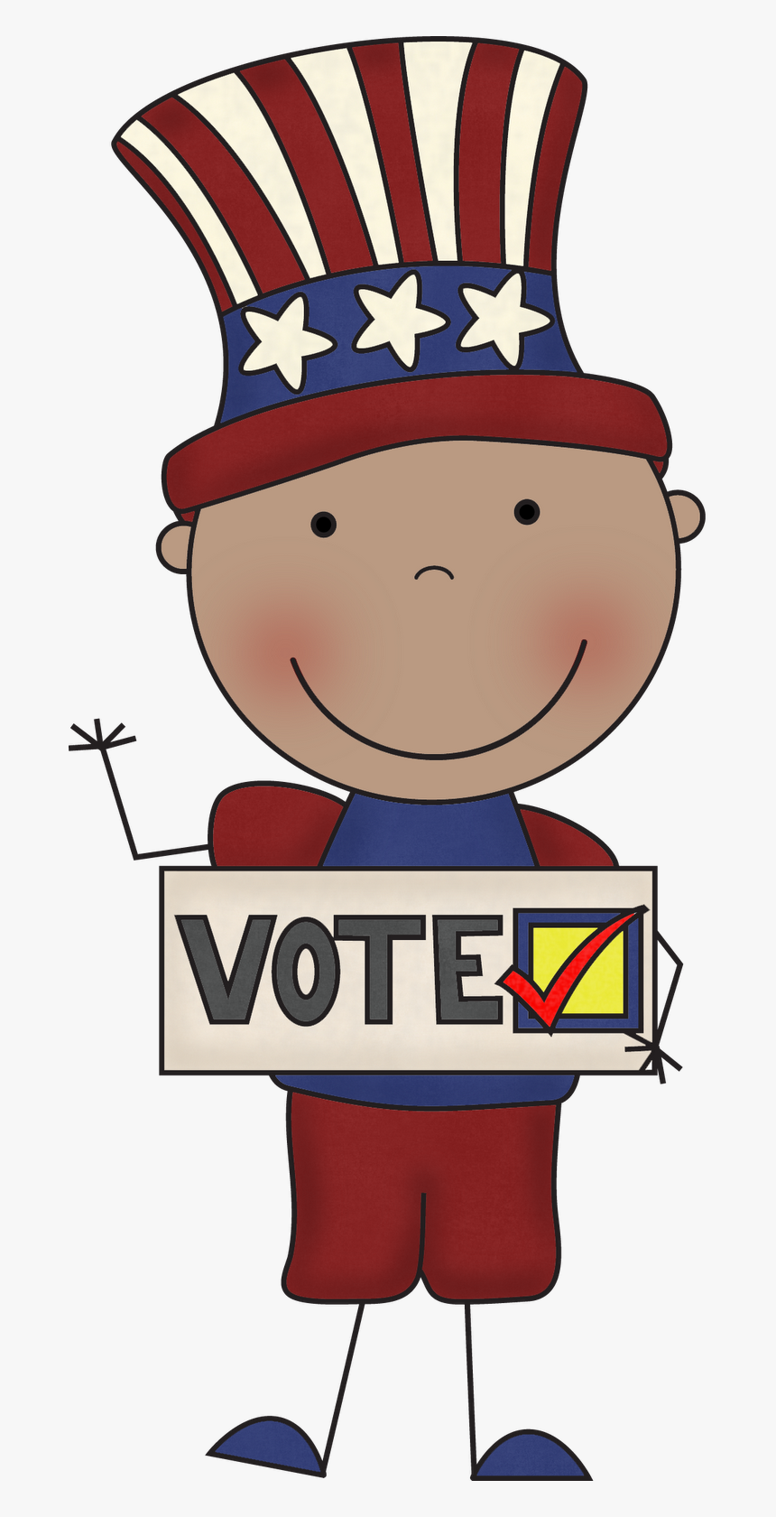 Transparent I Voted Sticker Png - Election Day Clipart, Png Download, Free Download