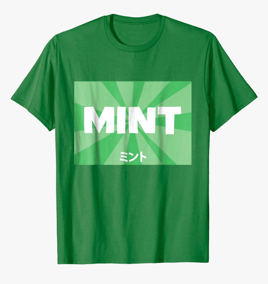 Mint With Japanese Text T-shirt - T-shirt, HD Png Download, Free Download