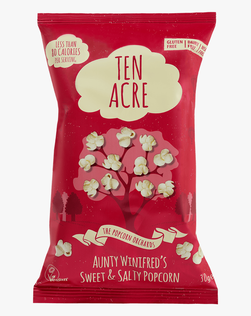 Auntie Winifred"s Sweet And Salty Popcorn - Ten Acre Popcorn, HD Png Download, Free Download