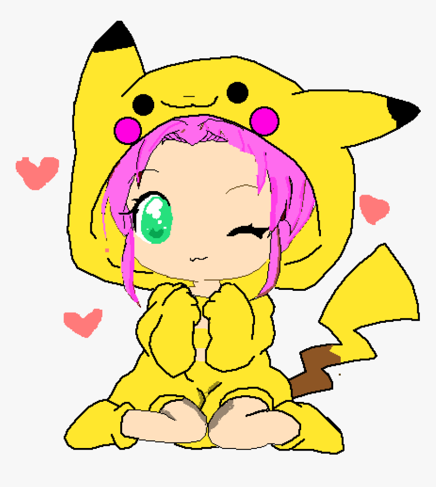 Sakura Haruno In Pikachu Hoody - Sakura Haruno And Pikachu, HD Png Download, Free Download