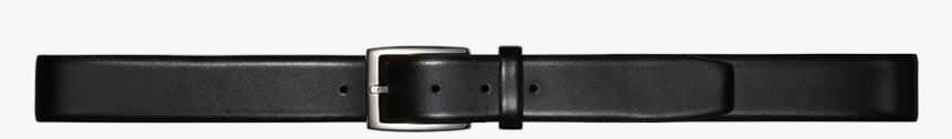 Black Calfskin Belt With Ruthenium Buckle - Belt, HD Png Download, Free Download