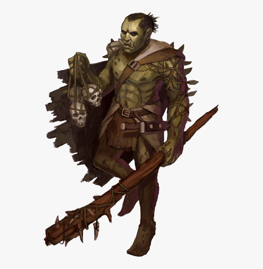 Orc Png - Dungeons And Dragons Characters Orc, Transparent Png, Free Download