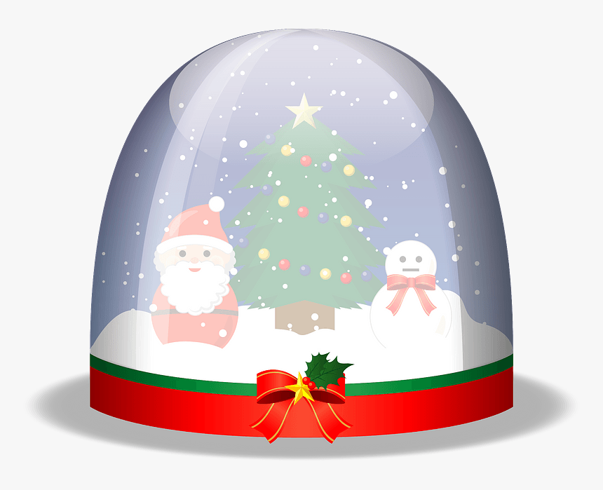 Christmas Snow Globe Clipart - Illustration, HD Png Download, Free Download