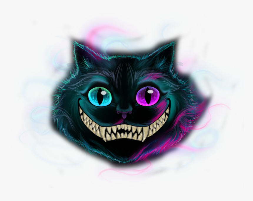 We Re All Mad Here Cheshire Cat Transparent, HD Png Download@kindpng.com