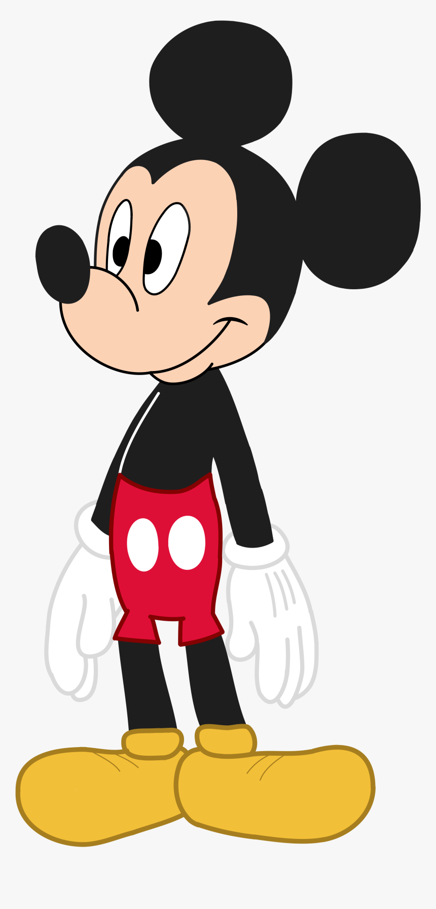 Mickey Mouse Vector Scratch Plastificed Deviantart Mickey Mouse Hd Png Download Kindpng