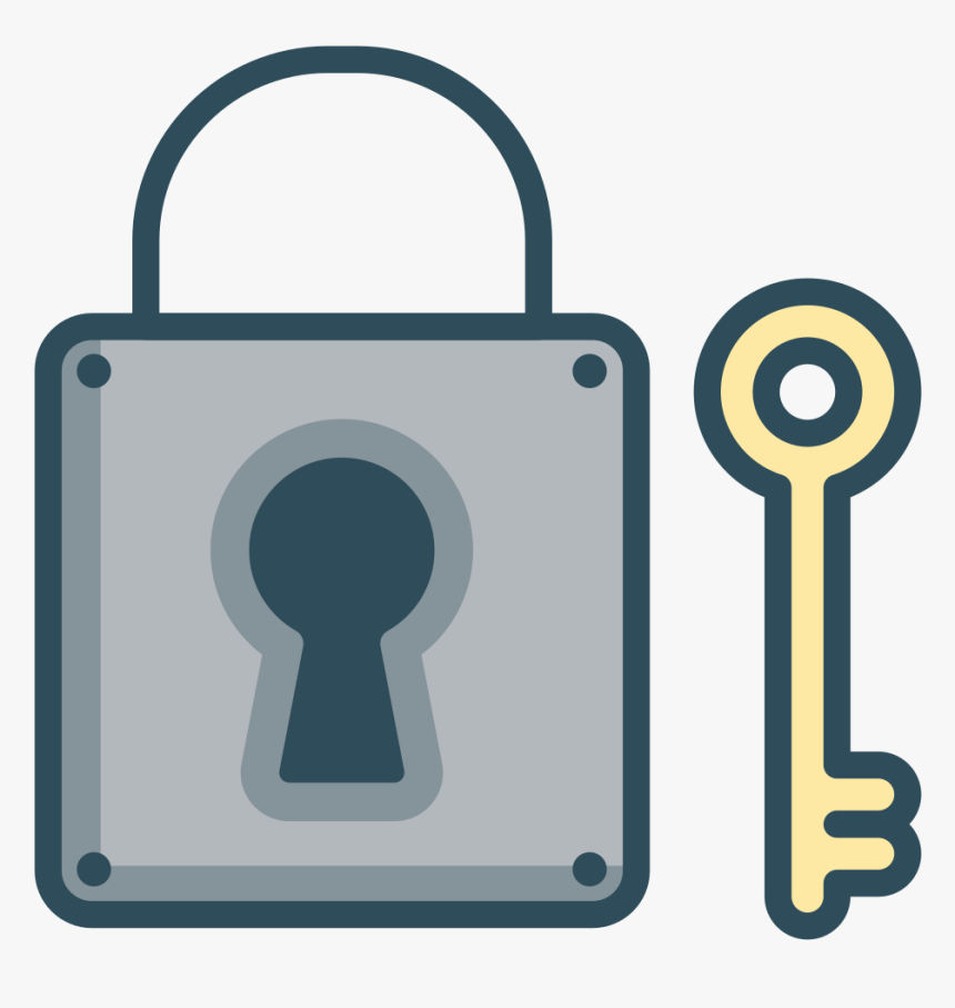 Key Lock Icon - Key And Lock Png, Transparent Png, Free Download