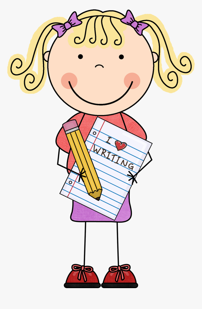 Student Writing Clipart - Kindergarten Writing Clipart, HD Png Download, Free Download