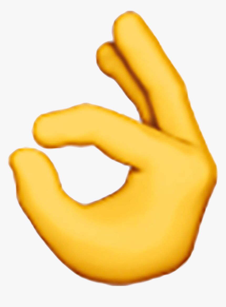 Finger Circle Emoji Png - Ok Emoji Png, Transparent Png - kindpng