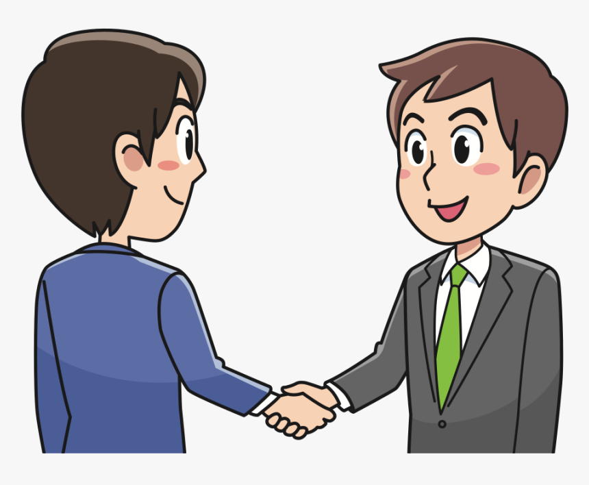 Handshake Computer Icons Download Businessperson - Clipart Of People Shaking Hands, HD Png Download, Free Download