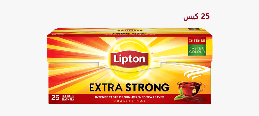Lipton Yellow Label Extra Strong 25 Tea Bags Hd Png Download
