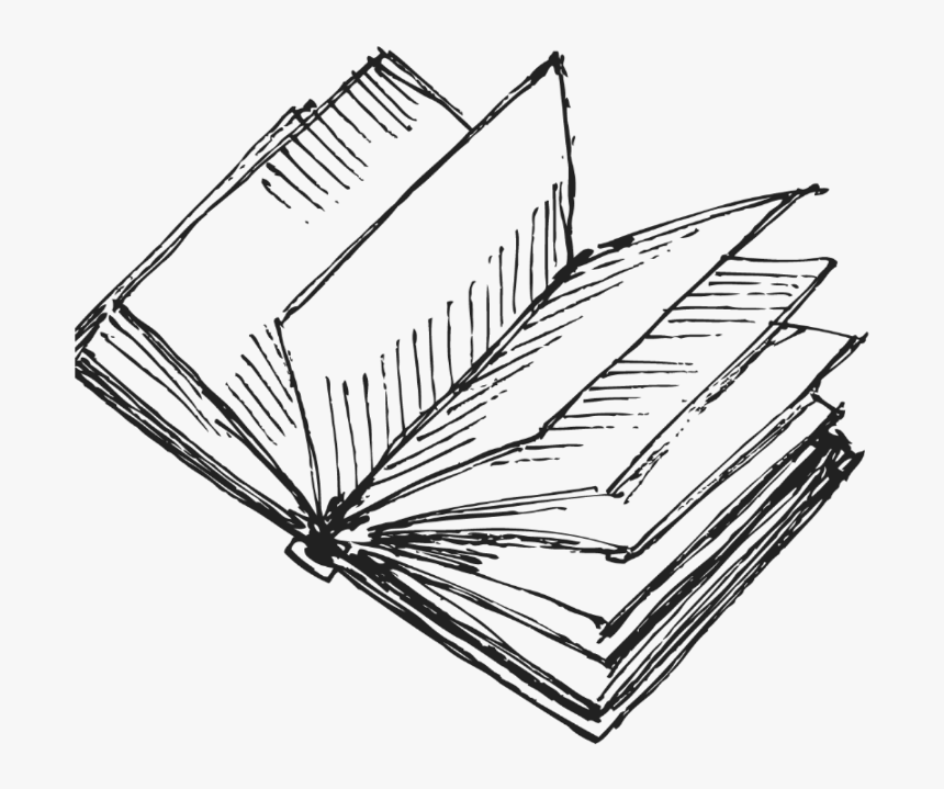 Transparent Books Drawing Png - Book Drawing Transparent Background