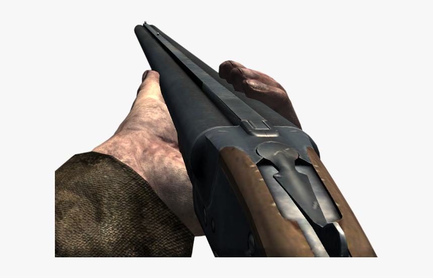 Transparent Shotgun Waw - Call Of Duty World At War Double Barrel Shotgun, HD Png Download, Free Download