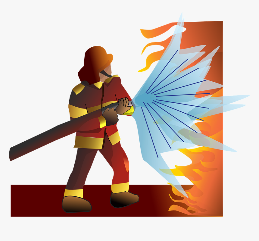 Firefighter Clipart, HD Png Download, Free Download