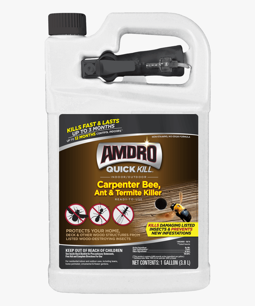 Amdro Carpenter Bee, Ant And Termite Killer - Amdro Carpenter Ants, HD Png Download, Free Download