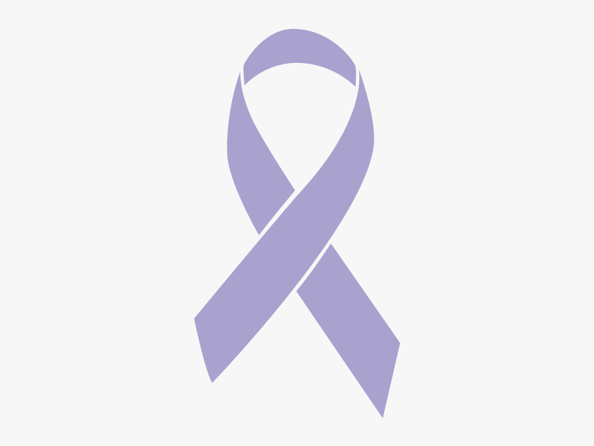 Lavender Colored All Cancers Ribbon Gold Cancer Ribbon Png