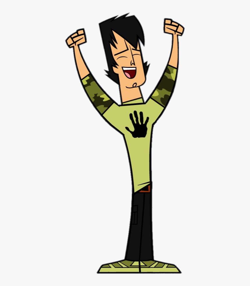 Total Drama Trent Happy - Total Drama Png, Transparent Png, Free Download