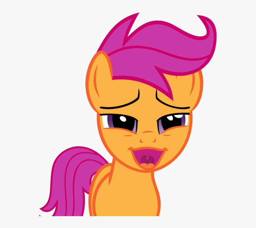 Scootaloo Face Pink Facial Expression Nose Cartoon - Clip Art, HD Png Download, Free Download