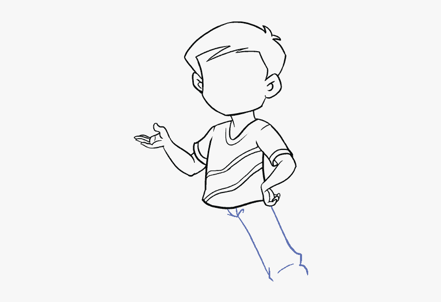Picture Of A Boy - Easy How To Draw A Boy, HD Png Download, Free Download