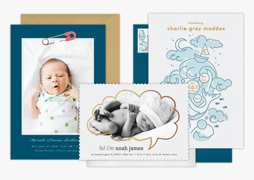 Email Baby Announcement - Baby, HD Png Download, Free Download