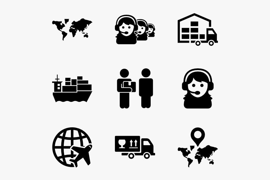 Flat Icons Logistics Png, Transparent Png, Free Download