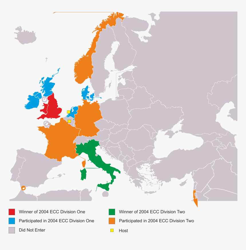 2004 Ecc Participants - Holy See And The State Of Palestine, HD Png Download, Free Download