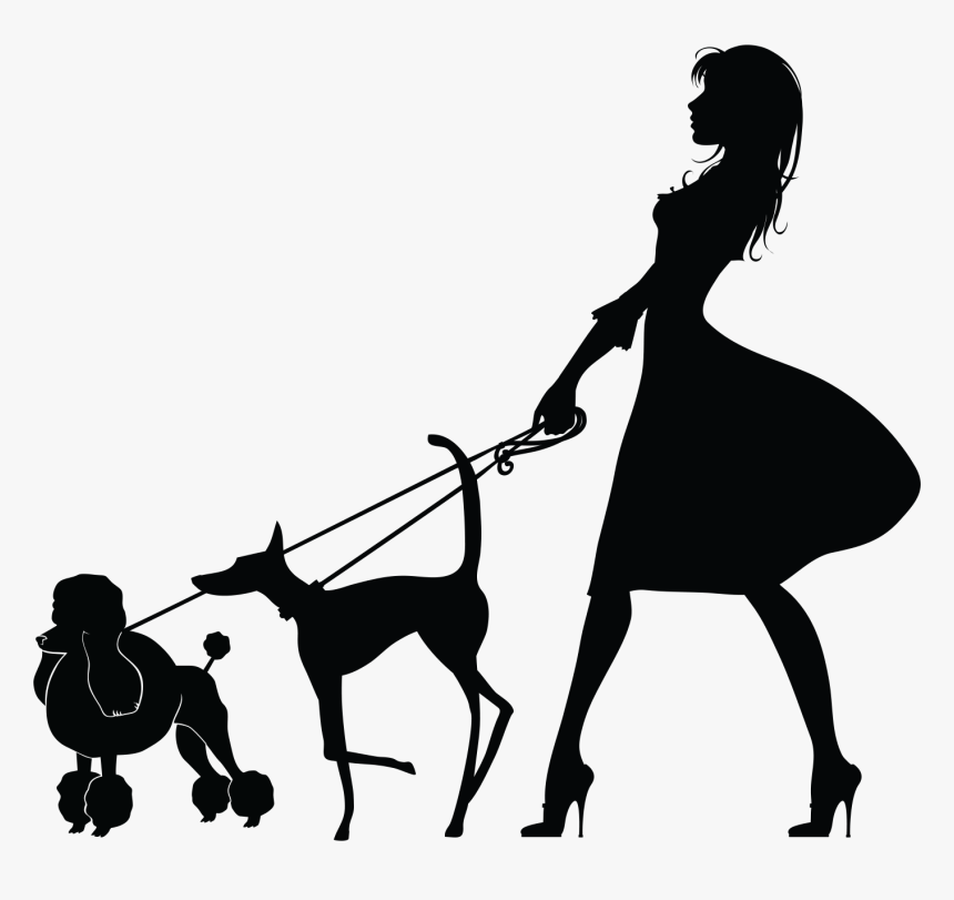 Walking The Dog, HD Png Download - kindpng