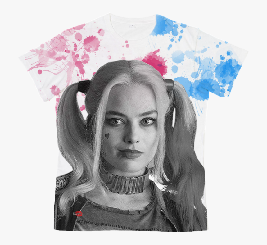 Transparent Kiss Print Png - Margot Robbie Harley Quinn Comparison, Png Download, Free Download