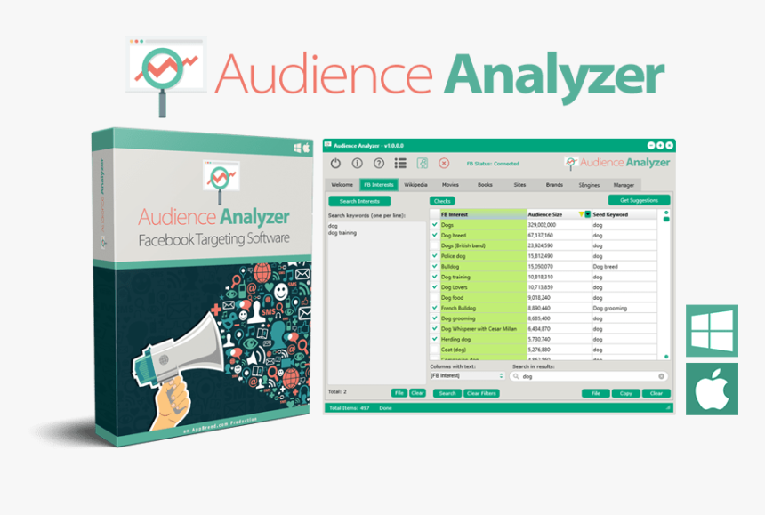 Audience Analyzer Review - Audience Research Tool Facebook, HD Png Download, Free Download