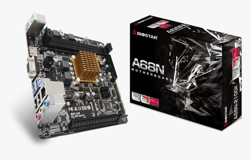 Biostar Has Announced The A68n 2100k Soc Motherboard - A10n 9630e, HD Png Download, Free Download