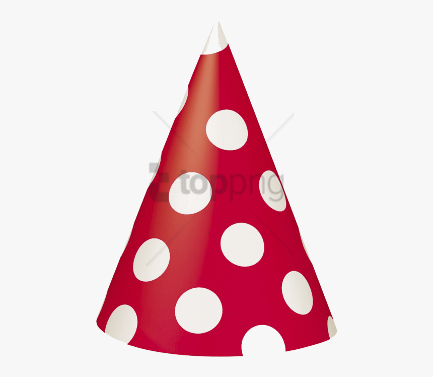 Free Png Download Polka Dot Birthday Hat Png Images - Pink Birthday Hat Png, Transparent Png, Free Download