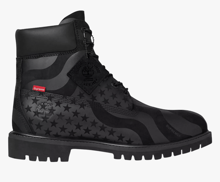 Supreme Timberland American Flag Black, HD Png Download, Free Download