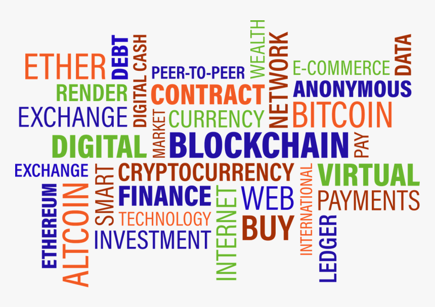 Increasing Acceptance Of The Blockchain Technology - Cryptocurrency Word Cloud, HD Png Download, Free Download