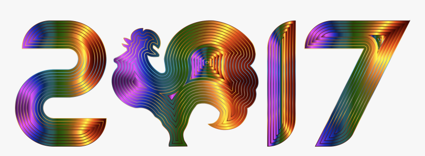 Chromatic Year Of The Rooster No Background Clip Arts - Graphic Design, HD Png Download, Free Download