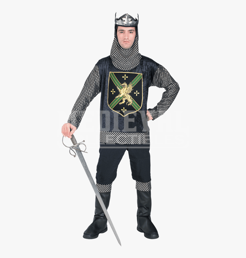 King Robe Png - Medieval Mens Warrior Costume, Transparent Png, Free Download