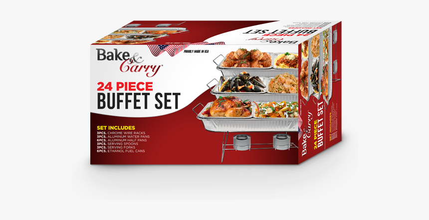 24pc Buffet Set, HD Png Download, Free Download