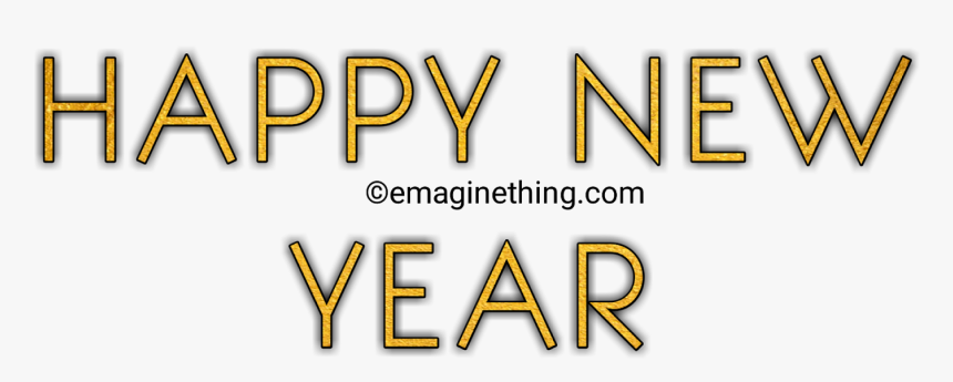 Happy New Year Text Png 2019-whatsapp Sticker,download - Graphics, Transparent Png, Free Download