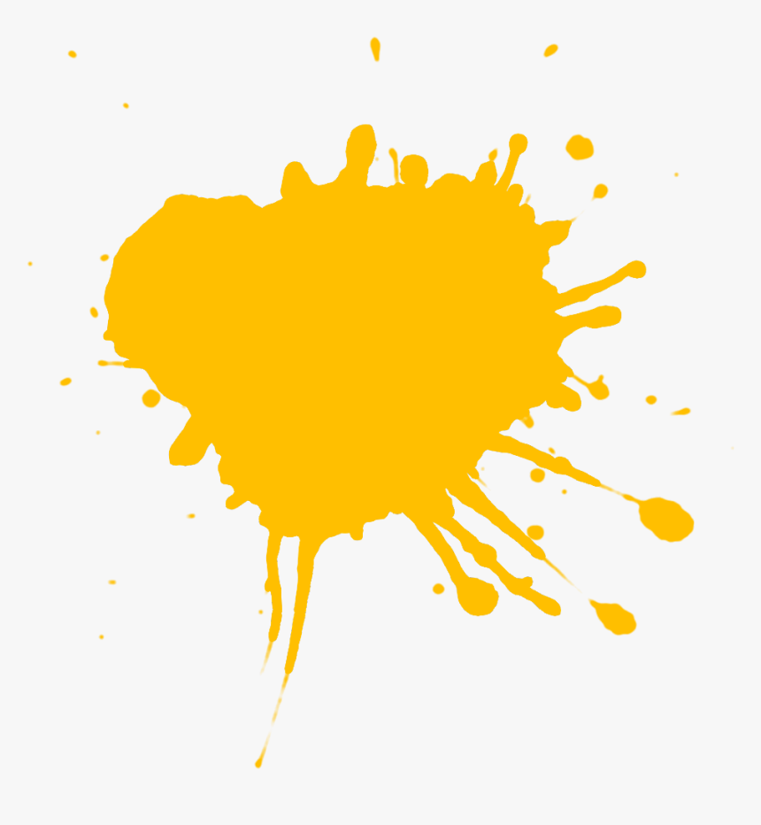 Transparent Yellow Splash Png - Color Splash Black Png, Png Download, Free Download