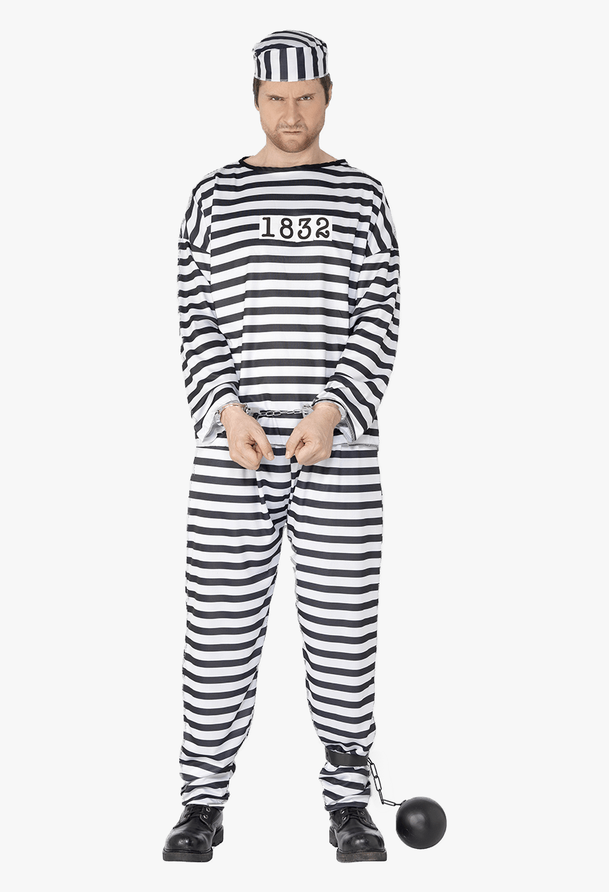 Prisoner Costume Png, Transparent Png, Free Download