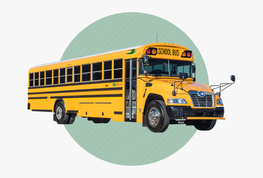 Blue Bird Cng Vision Bus - School Bus Blue Birds, HD Png Download - kindpng