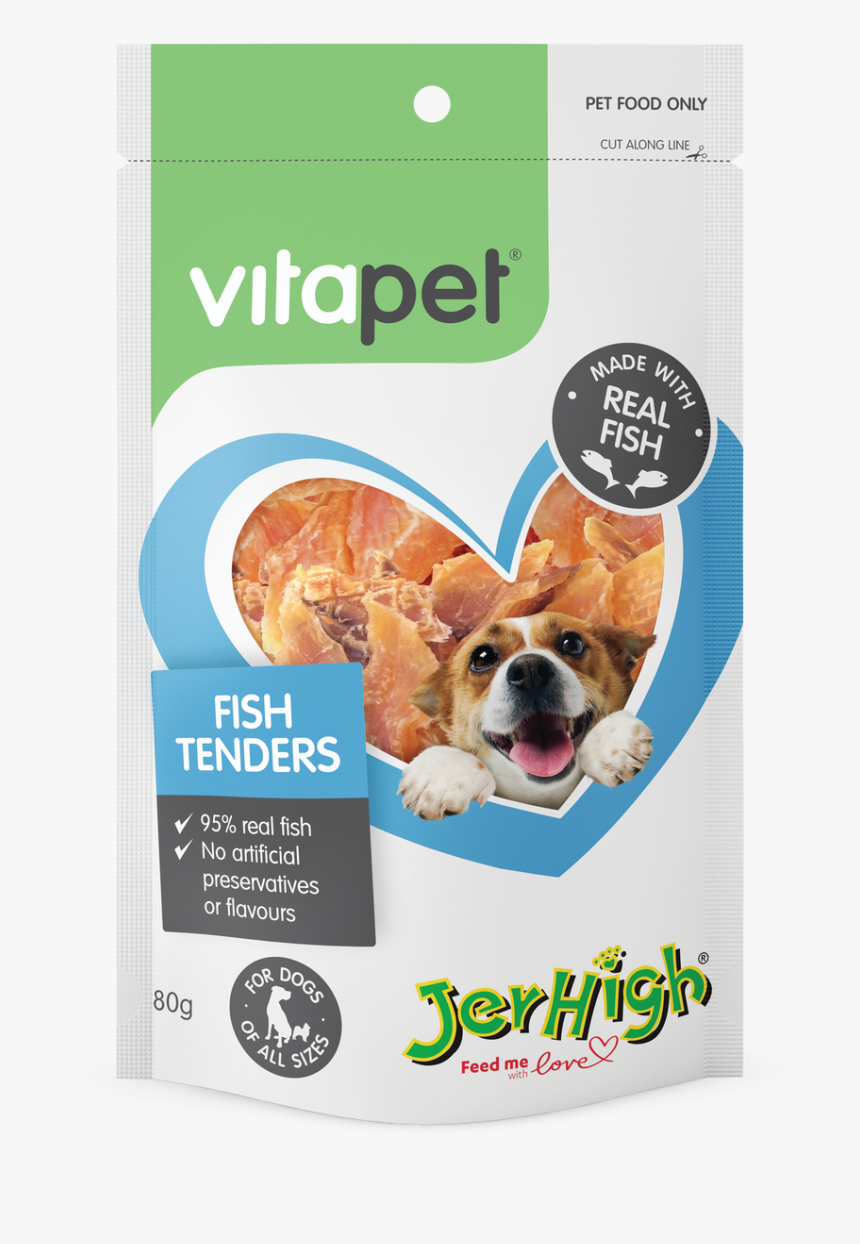 Vitapet Jerhigh Fish Tender Dog Treats - Vitapet Salmon Sticks, HD Png Download, Free Download