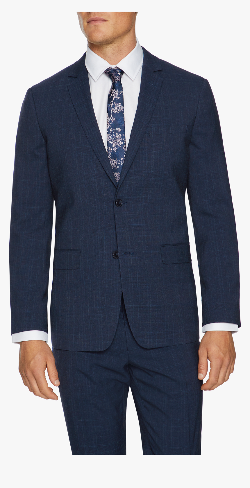 Kingsley Slim Check Suit Jacket - Politix Burgundy Jacket, HD Png Download, Free Download