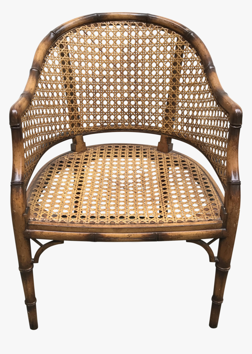 Faux Bamboo With Caning Accent Chair - Windsor Chair, HD Png Download, Free Download