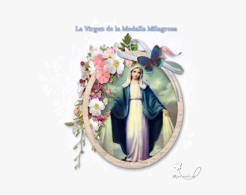 Virgen Medalla Milagrosa Dibujo, HD Png Download, Free Download