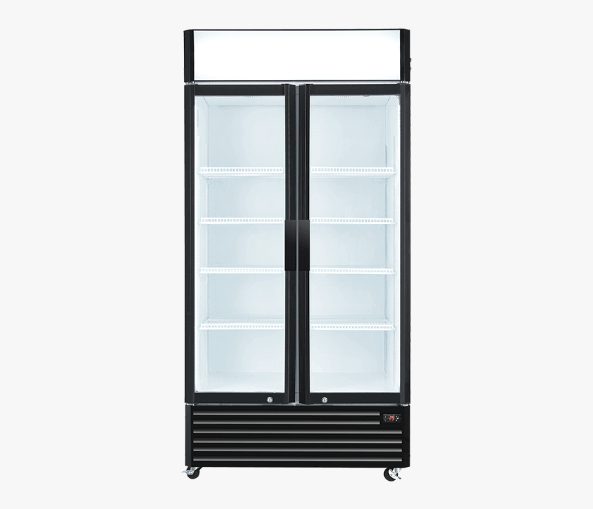 Best Beverage Cooler Double Door Drinks Fridge - Shelving, HD Png Download, Free Download