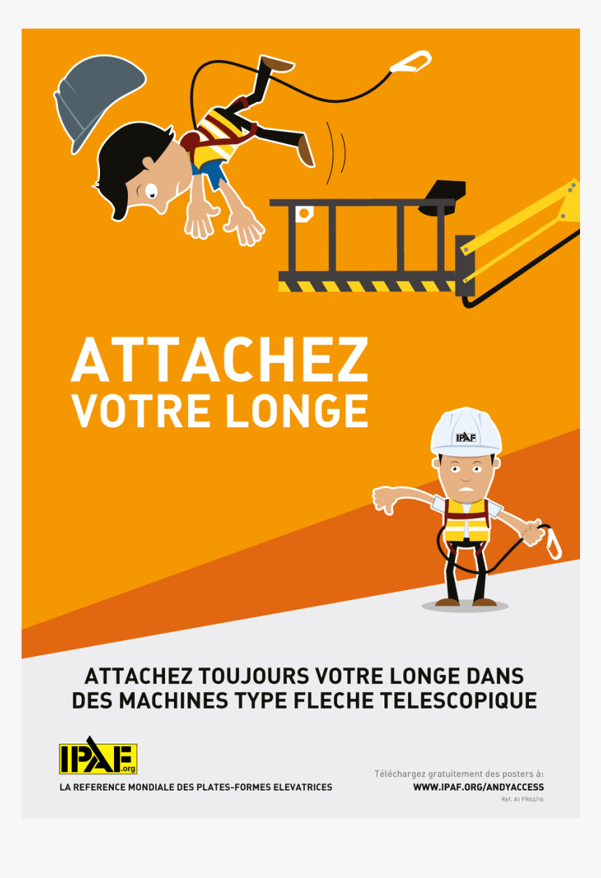 Boom Lift Safety Poster, HD Png Download - kindpng