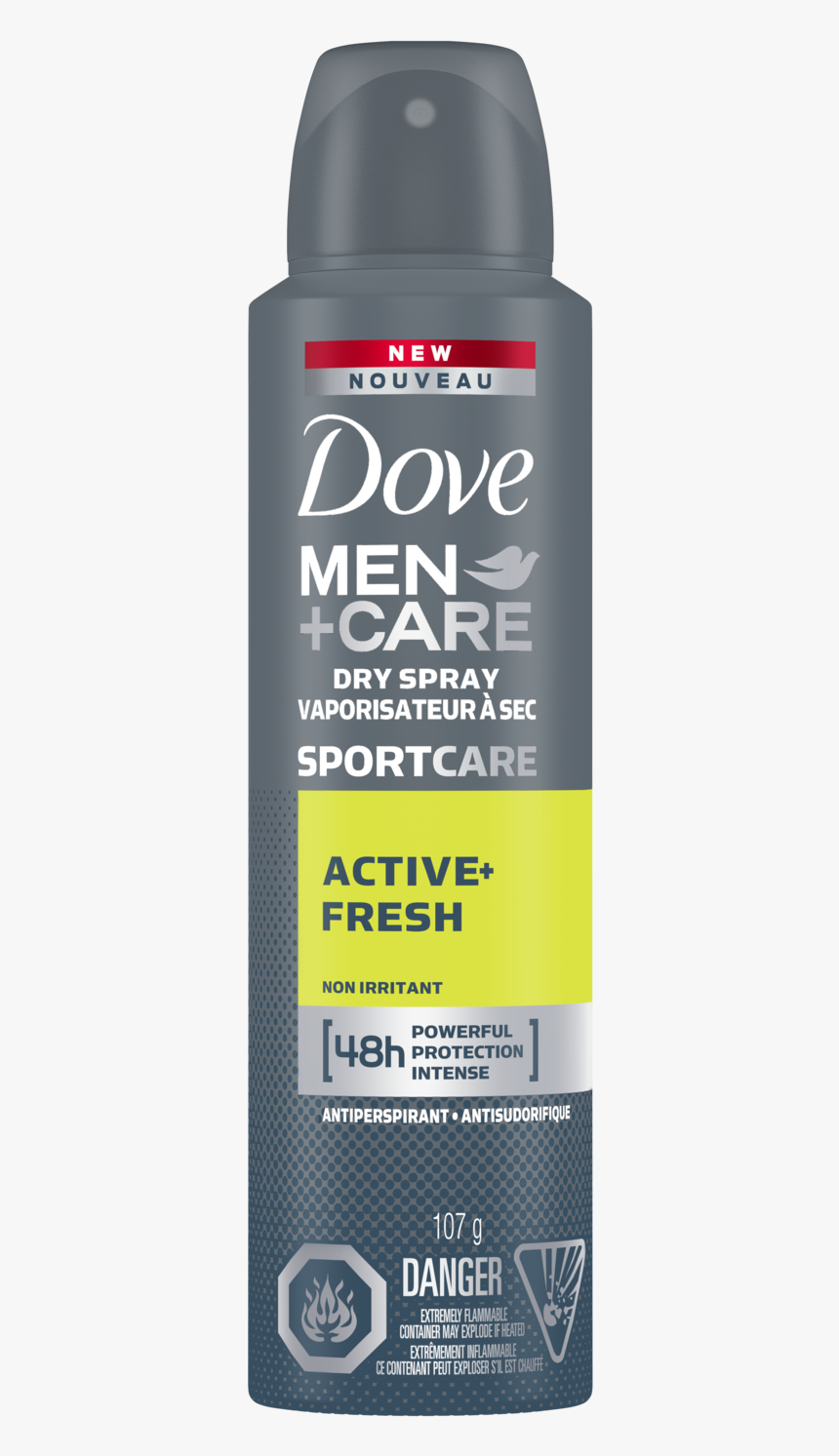 Men Care Sportcare Dry Spray Antiperspirant Active - Cosmetics, HD Png Download, Free Download