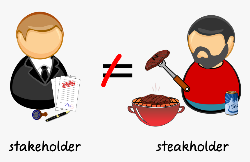 Stakeholder Is Not Steakholder - Stakeholder Clipart, HD Png Download, Free Download