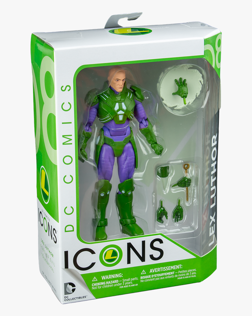 Dc Comics Icons Lex Luthor Forever Evil Action Figure, HD Png Download, Free Download