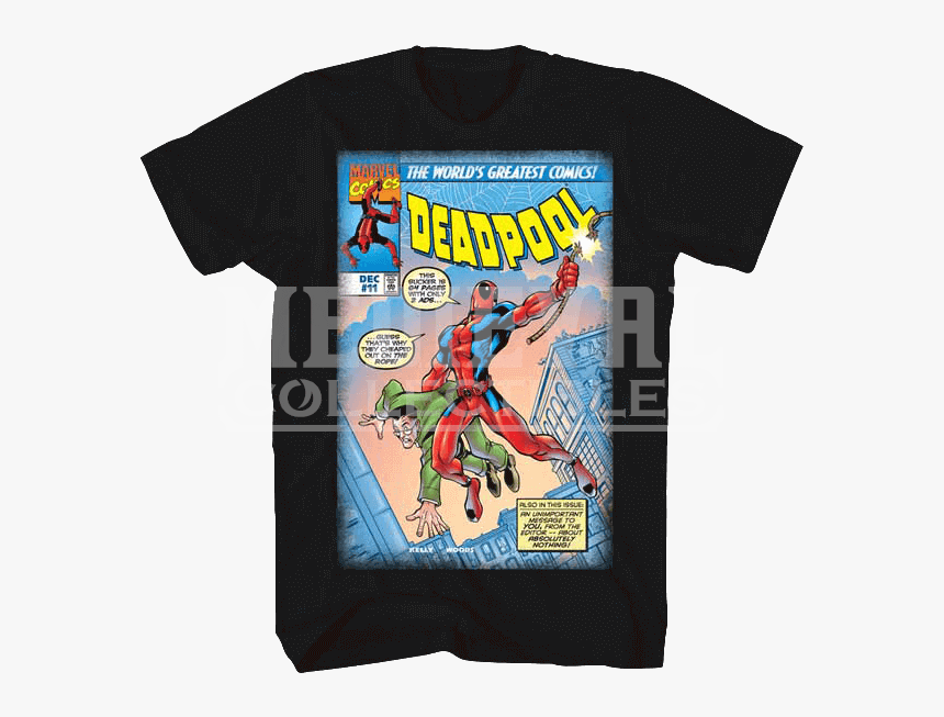 Mens Deadpool Comic Cover T-shirt - Starry Night Star Wars Shirt, HD ...