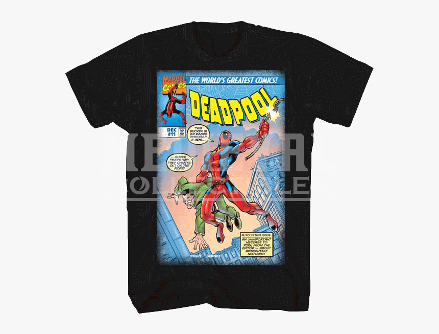 Mens Deadpool Comic Cover T-shirt - Starry Night Star Wars Shirt, HD Png Download, Free Download